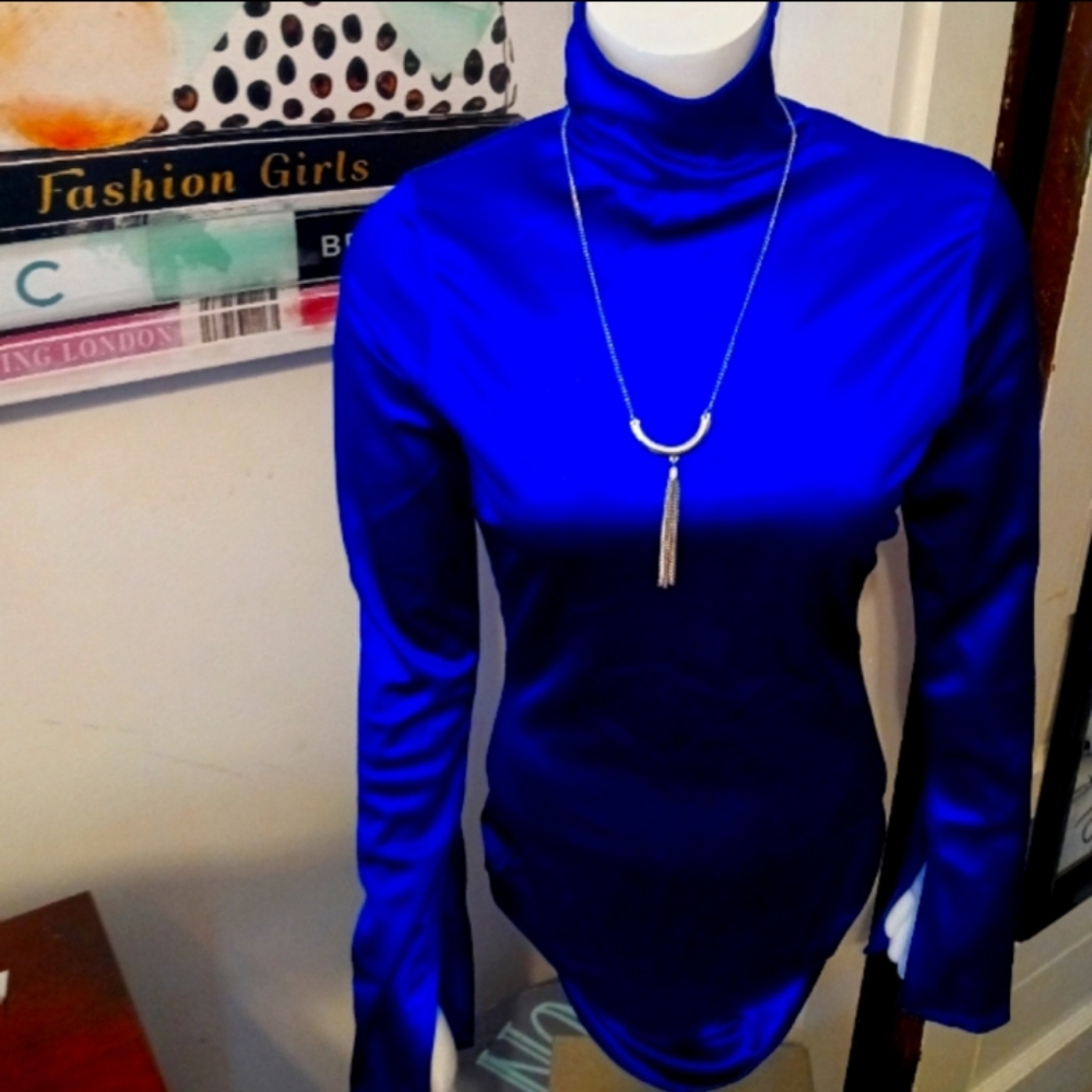 Sexy Royal Blue Dress size Small - Picture 6 of 6